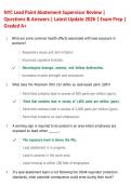 NYC Lead Paint Abatement Supervisor Review 2026 &vert; Practice Questions & Detailed Answer Explanations &vert; Exam Prep