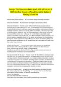 Georgia TSA Statesman Exam Study with all Correct & 100&percnt; Verified Answers &vert;Actual Complete Update &vert;Already Graded A&plus;