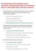 Arizona Manufactured Housing Dealer License Exam 2026 &vert; Practice Questions & Detailed Answer Explanations &vert; Exam Prep
