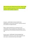 COSC 325 Houston &lpar;Mechanical&rpar; Exam Study Guide  &NewLine;Review Complete Questions And Correct detailed &NewLine;answers well verifaids Graded A&plus; 
