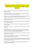 TSA Cybersecurity Exam Study with all Correct & 100&percnt; Verified Answers &vert;Actual Complete Update &vert;Already Graded A&plus;