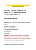 AHIP MEDICARE CERTIFICATION Organized by Module &ndash; Original EXAM Questions with Answers & Rationales&period;pdf&NewLine;&NewLine;