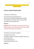 AHIP MEDICARE CERTIFICATION Original EXAM PACKAGE DEAL QUESTIONS AND ANSWERS WITH VERIFIED SOLUTIONS UPDATED&excl;&excl;&excl;&excl;