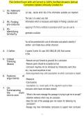 TSA Oxford Exam with all Correct & 100&percnt; Verified Answers &vert;Actual Complete Update &vert;Already Graded A&plus;