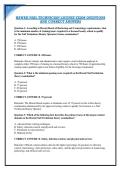 HAWAII NAIL TECHNICIAN LICENSE EXAM QUESTIONS &NewLine;AND CORRECT ANSWERS 