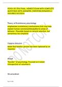 PSYCH 1111 TRU FINAL NEWEST EXAM WITH COMPLETE &NewLine;QUESTIONS WITH ANSWERS &sol;&sol;VERIFIED&sol;&sol;GRADED A&plus; &NewLine;ASSURED SUCCESS