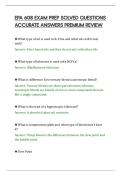 EPA 608 COMPREHENSIVE EXAM SCRIPT&NewLine;VERIFIED QUESTIONS COMPLETE&NewLine;ANSWERS GRADED APLUS