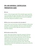 EPA 608 FINAL REVIEW QUESTIONS&NewLine;VERIFIED COMPLETE ANSWERS 100&NewLine;PERCENT CORRECT&NewLine;