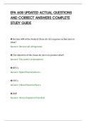 EPA 608 UNIVERSAL EXAMPREP QUESTIONS&NewLine;AND DETAILED SOLUTION