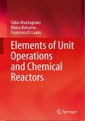 Elements of Unit Operations and Chemical Reactors &ndash; Fabio Montagnaro&comma; Marco Balsamo & Francesca Di Lauro  &vert; Chemical Engineering