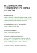 EPA LEAD INSPECTOR TEST 3 ACTUAL TEST&NewLine;QUESTIONS AND SOLVED ANSWERS