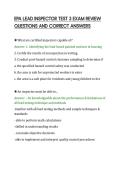 EPA LEAD INSPECTOR TEST 3&NewLine;COMPREHENSIVE TEST PAPER QUESTIONS&NewLine;AND SOLUTIONS
