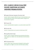 EPIC CLINDOC INP402 EXAM PREP&NewLine;SOLVED QUESTIONS ACCURATE&NewLine;ANSWERS PREMIUM REVIEW