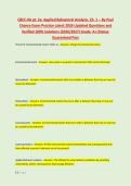 CBCC-KA pt&period; 2a&period; Applied Behavioral Analysis&comma; Ch&period; 1 -- By Paul &NewLine;Chance Exam Practice Latest 2026 Updated Questions and &NewLine;Verified 100&percnt; Solutions &lpar;2026&sol;2027&rpar; Grade&colon; A&plus;&vert;Status&colon; &NewLine;Guaranteed Pass