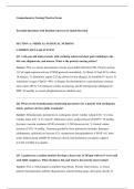 Comprehensive Nursing Practice Exam&colon; Emergency & Critical Care Scenarios&NewLine;&NewLine;