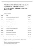 WGU D686 Operating Systems OA Exam&colon; Complete Practice Test Bank