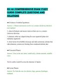 ESS 101 COMPREHENSIVE EXAM STUDY&NewLine;GUIDE COMPLETE QUESTIONS AND&NewLine;SOLUTIONS&NewLine;