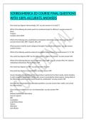 SCRIBEAMERICA ED COURSE FINAL QUESTIONS WITH 100&percnt; ACCURATE ANSWERS