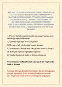 BIOCHEM 210 EXAM &sol;APPROVED BIOCHEM 210 FINAL EXAM ACTUAL 2026&sol;2027 TEST BANK AND COMPREHENSIVE PRACTICE QUESTIONS COMPLETE ACCURATE EXAM REAL QUESTIONS WITH WELL ELABORATED ANSWERS AND DETAILED RATIONALES &lpar;100&percnt; CORRECT VERIFIED SOLUTIONS&rpar; CURRENTLY UPDATE
