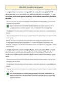 NSG 4100 Exam 4 Final Answers