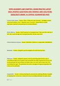 NYPD ACADEMY LAW CHAPTER 1 EXAM PRACTICE LATEST &NewLine;2026 UPDATED QUESTIONS AND VERIFIED 100&percnt; SOLUTIONS &NewLine;&lpar;2026&sol;2027&rpar; GRADE&colon; A&plus;&vert;STATUS&colon; GUARANTEED PASS