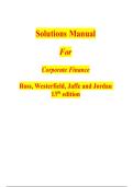 Corporate Finance 13th Ed Solutions Manual 2026&sol;2027