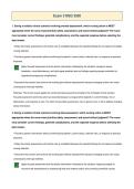 Exam 3 NSG 3500 2026&sol;2027