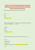 FAR Part 32 - Contract Financing Exam Practice Latest 2026 &NewLine;Updated Questions and Verified 100&percnt; Solutions &lpar;2026&sol;2027&rpar; &NewLine;Grade&colon; A&plus;&vert;Status&colon; Guaranteed Pass 