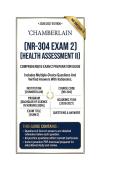 NR 304 Exam 1 & Exam 2 Package Bundle Health Assessment II &vert; Questions And Answers &vert; 2026&sol;2027 CHAMBERLAIN