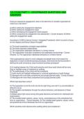 CIA EXAM PART 1 &ndash; GOVERNANCE QUESTIONS AND ANSWERS