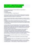 CIA PART 1 MULTIPLE CHOICE QUESTIONS AND ANSWERS