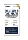 NR 324 Exam 1 & Exam 2 Package Bundle Adult Health I &vert; Questions And Answers &vert; 2026&sol;2027 CHAMBERLAIN