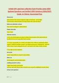 Unitek LVN&colon; specimen collection Exam Practice Latest 2026 &NewLine;Updated Questions and Verified 100&percnt; Solutions &lpar;2026&sol;2027&rpar; &NewLine;Grade&colon; A&plus;&vert;Status&colon; Guaranteed Pass