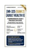 NR 325 Exam 1 & Exam 2 Package Bundle Adult Health II &vert; Questions And Answers &vert; 2026&sol;2027 CHAMBERLAIN