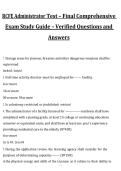 RCFE Administrator Test &ndash; Final Comprehensive Exam Study Guide &ndash; Verified Questions and Answers 2027 &sol;2028