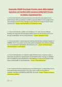 Paramedic FISDAP Final Exam Practice Latest 2026 Updated &NewLine;Questions and Verified 100&percnt; Solutions &lpar;2026&sol;2027&rpar; Grade&colon; &NewLine;A&plus;&vert;Status&colon; Guaranteed Pass