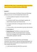 TMN3705 Oct&sol;Nov Exam &vert; Comprehensive Practice Questions&comma; &NewLine;Correct Answers & Detailed Solutions &lpar;2026&sol;2027&rpar; 
