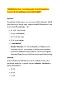 TMN3704 Oct&sol;Nov Exam &vert; Complete Practice Questions&comma; &NewLine;Answers & Detailed Explanations &lpar;2026&sol;2027&rpar; 