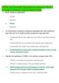 CHEM 210 Final MP Questions & Answers 2026 &vert; Portage Learning &vert; Latest Biochemistry Study Guide