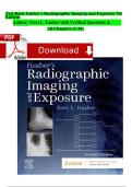 Test Bank for Fauber's Radiographic Imaging and Exposure 7th Edition by Terri L&period; Fauber &vert; Chapters 1-10 &vert; ISBN 9780443114502