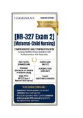 NR 327 Exam 2 Maternal-Child Nursing  &vert; Questions And Answers &vert; 2026&sol;2027 CHAMBERLAIN
