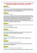 Social Work and Social Welfare &vert; Quiz 1 &lpar;Chapters 1 and 2&rpar; Questions&NewLine;and Answers with 100&percnt; Correct Answers &vert; Latest Version