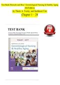 Test Bank for Ebersole and Hess' Gerontological Nursing & Healthy Aging 6th Edition &vert; Chapters 1-28 &vert; ISBN 9780323698030