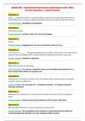 SOWK 283 &vert; Assessment Questions and Answers with 100&percnt;&NewLine;Correct Answers &vert; Latest Version