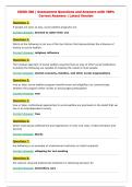 SOWK 300 &vert; Assessment Questions and Answers with 100&percnt;&NewLine;Correct Answers &vert; Latest Version