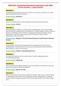 SOWK 530 &vert; Assessment Questions and Answers with 100&percnt;&NewLine;Correct Answers &vert; Latest Version