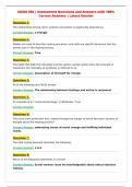 SOWK 550 &vert; Assessment Questions and Answers with 100&percnt;&NewLine;Correct Answers &vert; Latest Version