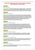 SOWK 1350 &vert; Assessment Questions and Answers with 100&percnt;&NewLine;Correct Answers &vert; Latest Version