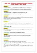 SOWK 4700 &vert; Assessment Questions and Answers with 100&percnt;&NewLine;Correct Answers &vert; Latest Version