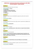 SOWK Final &vert; Assessment Questions and Answers with 100&percnt;&NewLine;Correct Answers &vert; Latest Version